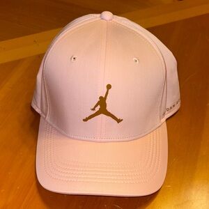 Jordan Golf Women’s Light Pink Cap with Gold Logo